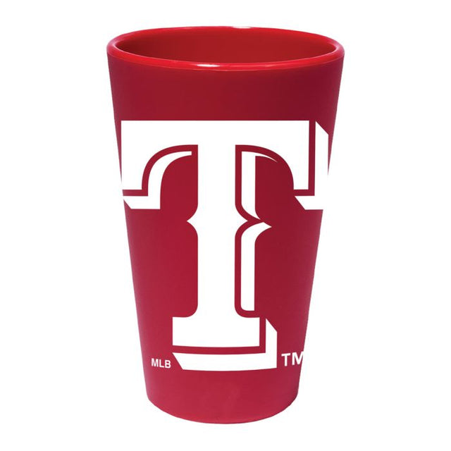 Vaso de pinta de silicona de 16 oz de los Texas Rangers