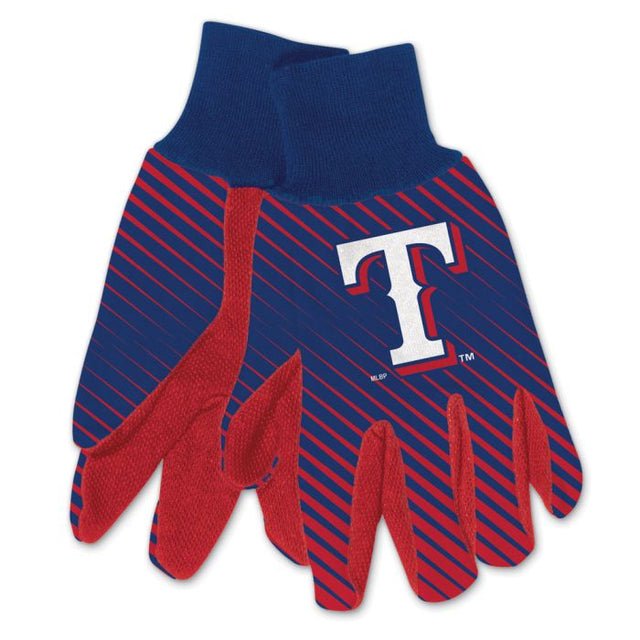 Guantes de dos tonos para adultos de los Texas Rangers