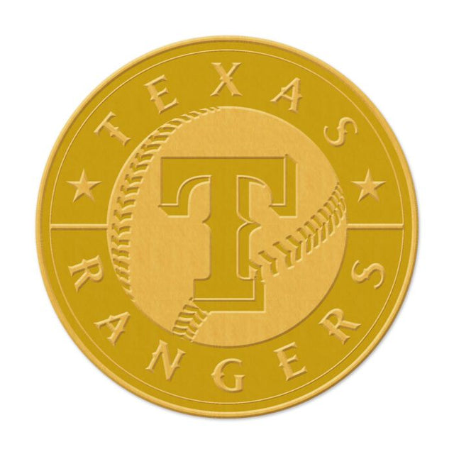 Tarjeta de joyería con pin esmaltado de colección de los Texas Rangers