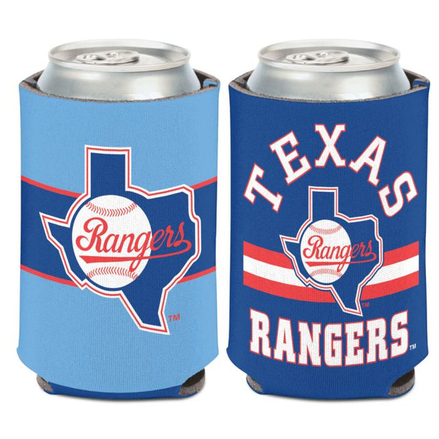 Enfriador de latas rayado de Texas Rangers / Cooperstown de 12 oz.