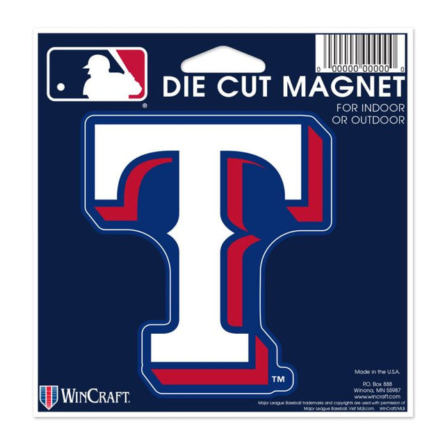 Texas Rangers Die Cut Magnet 4.5" x 6"