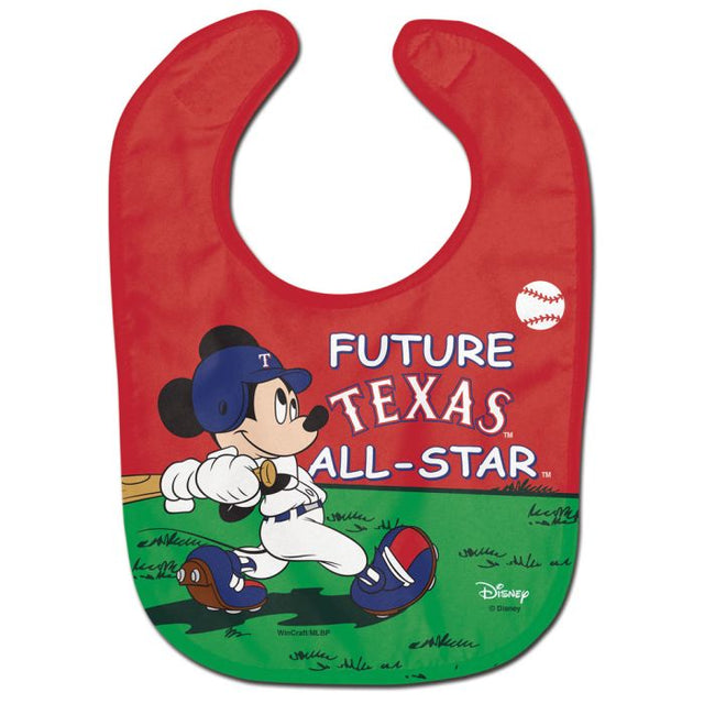 Babero para bebé All Pro de Mickey Mouse de Texas Rangers / Disney