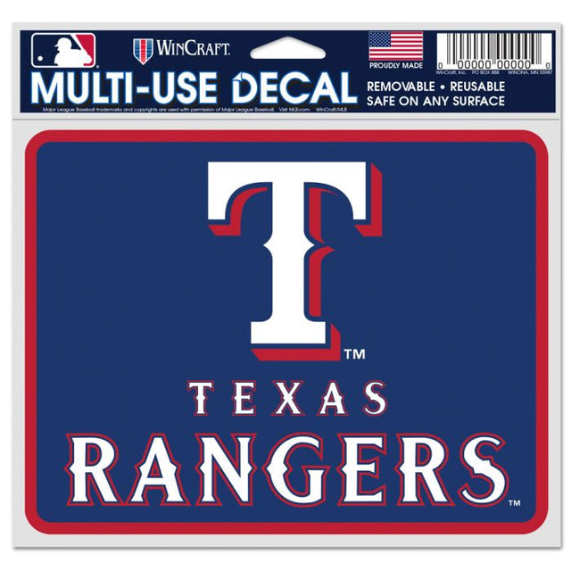 Calcomanías para fanáticos de los Rangers de Texas de 5" x 6"