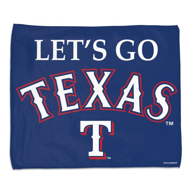 Texas Rangers LET'S GO TEXAS Rally Towel - Full color