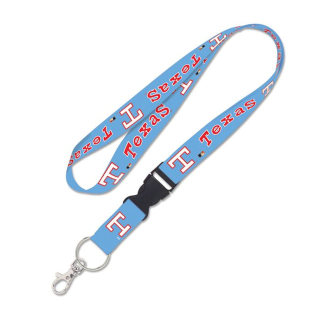 Texas Rangers Lanyard w/detachable buckle 1"