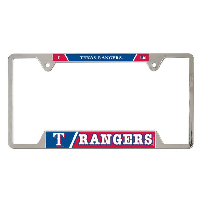 Texas Rangers Metal License Plate Frame