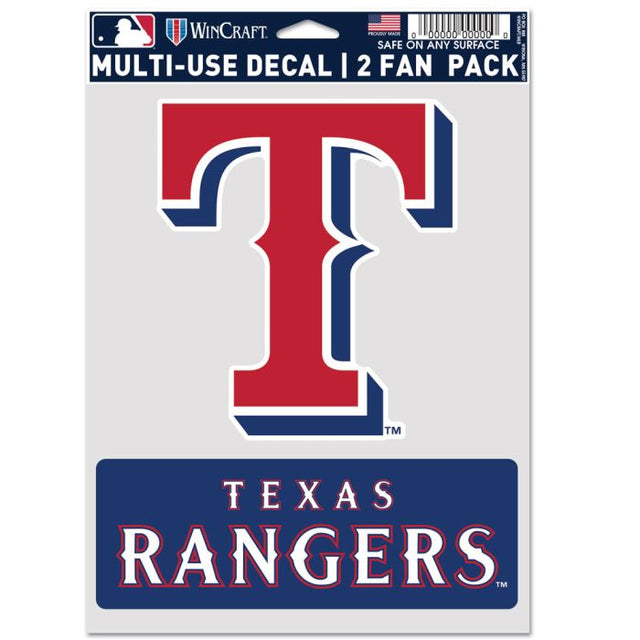 Paquete multiusos para dos fanáticos de los Texas Rangers