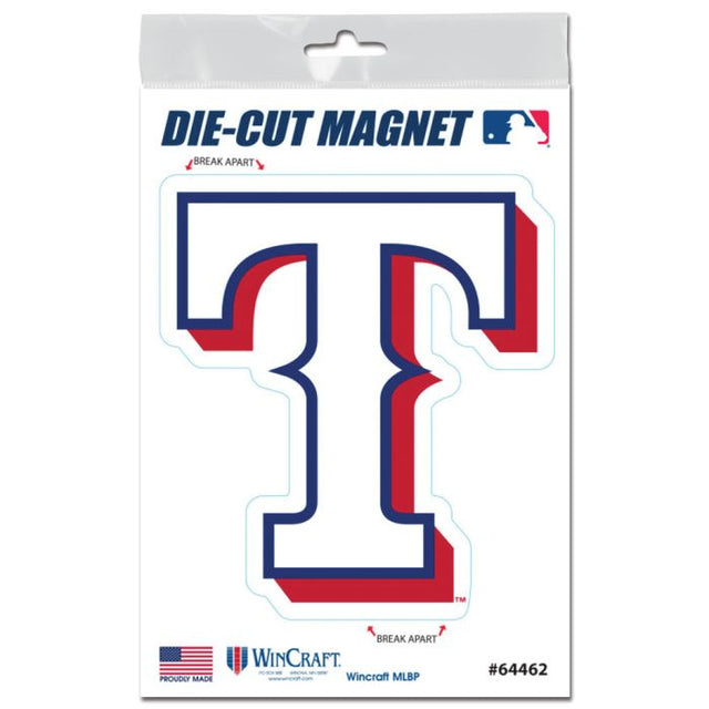 Imanes para exteriores de los Texas Rangers de 3" x 5"