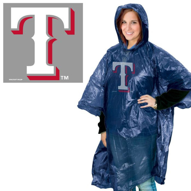 Poncho de lluvia de los Texas Rangers