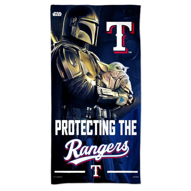 Texas Rangers / Star Wars Mandalorian Spectra Beach Towel 30" x 60"