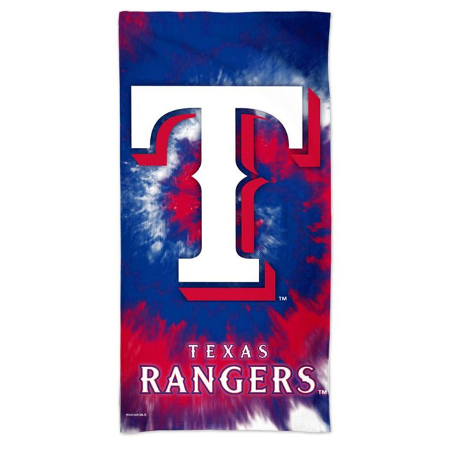 Toalla de playa Spectra TDYE de los Texas Rangers de 30" x 60"