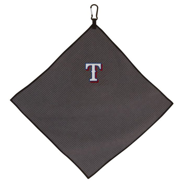 Texas Rangers Towel - Grey Microfiber 15" x 15"