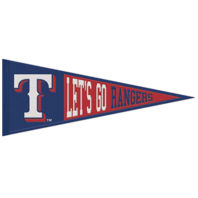 Texas Rangers Wool Pennant 13" x 32"