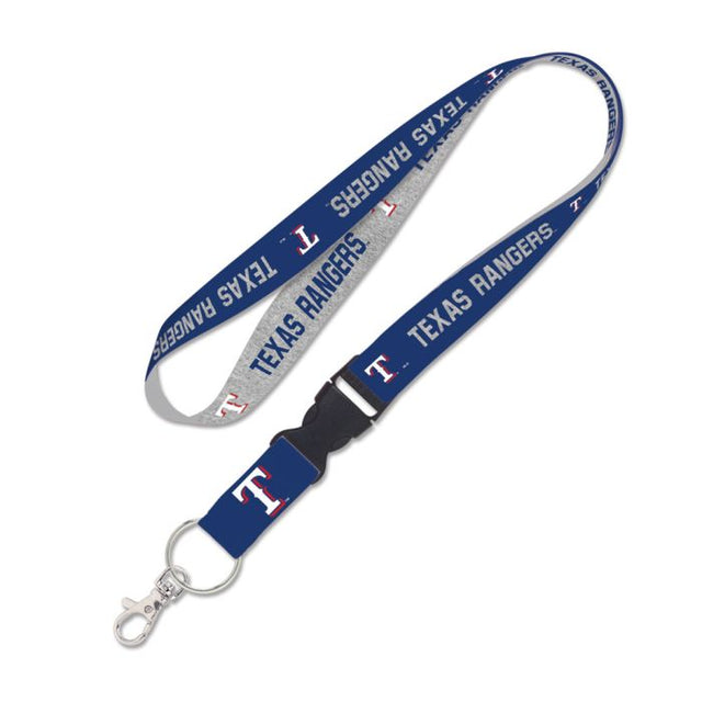 Texas Rangers heather Lanyard w/detachable buckle 1"