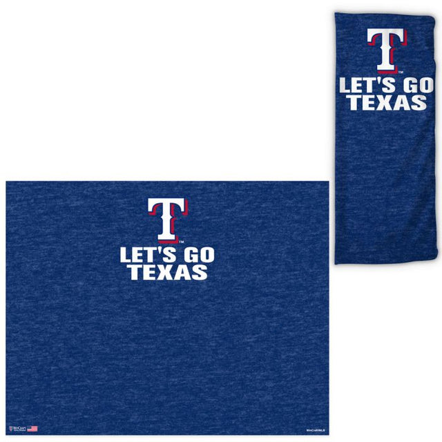 Texas Rangers heathered Fan Wraps