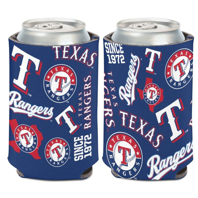 Enfriador de lata dispersa de los Texas Rangers de 12 oz.