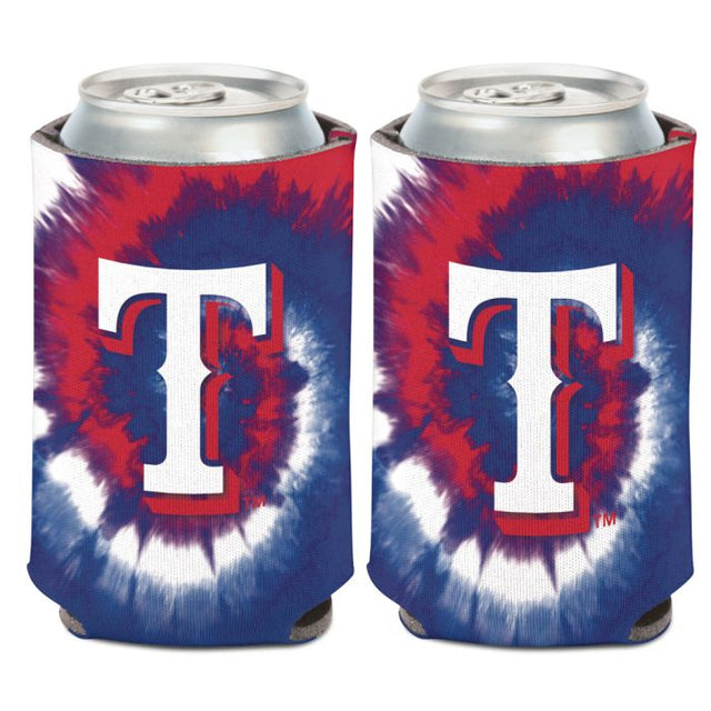 Enfriador de lata teñido anudado de los Texas Rangers de 12 oz.