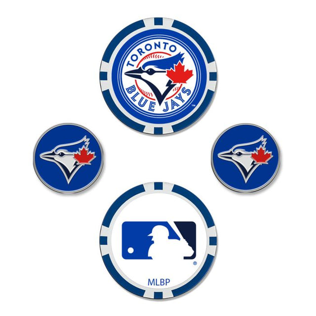 Juego de cuatro marcadores de pelota de los Toronto Blue Jays