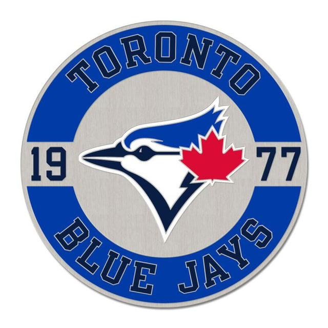 Tarjeta de joyería con pin esmaltado de colección CIRCLE ESTABLISHED de Toronto Blue Jays