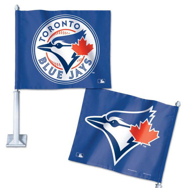 Bandera para auto de los Toronto Blue Jays, 11,75" x 14"