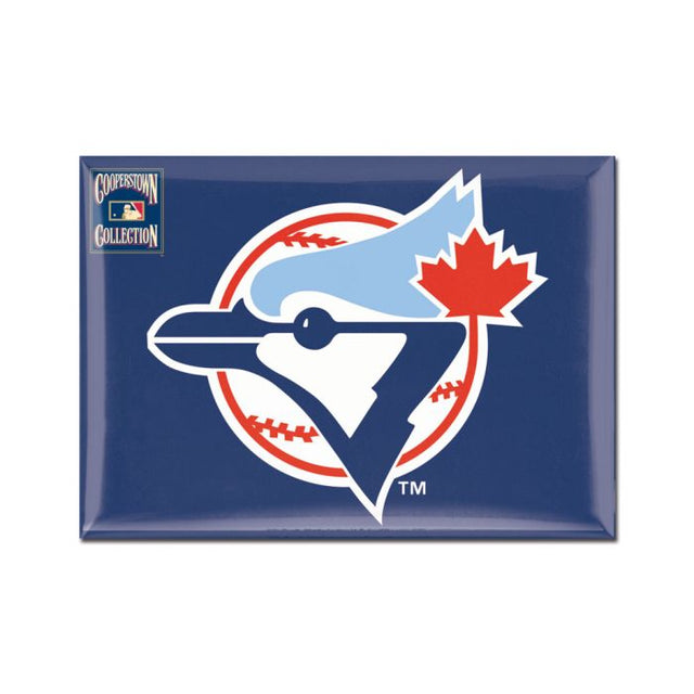 Imán de metal de los Toronto Blue Jays/Cooperstown, 2,5" x 3,5"