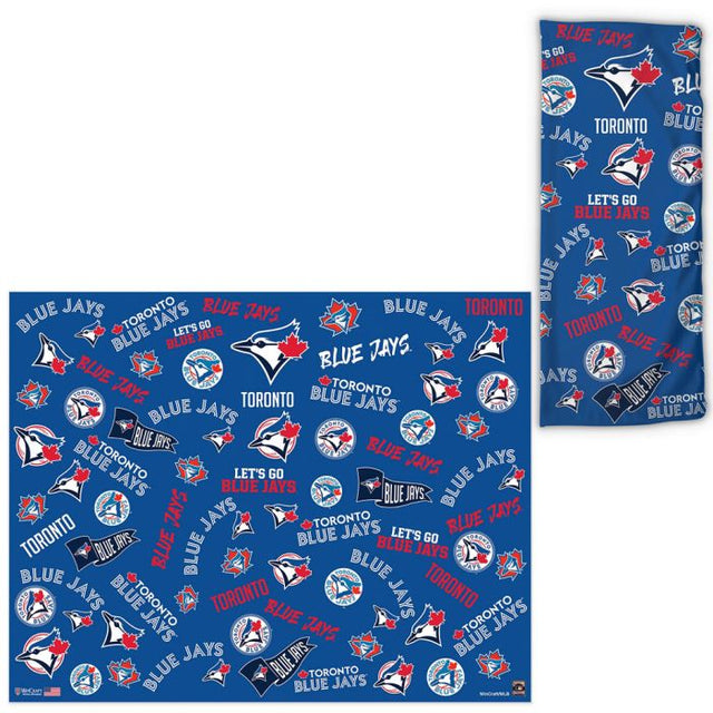 Envolturas para fanáticos con estampado disperso de Toronto Blue Jays/Cooperstown