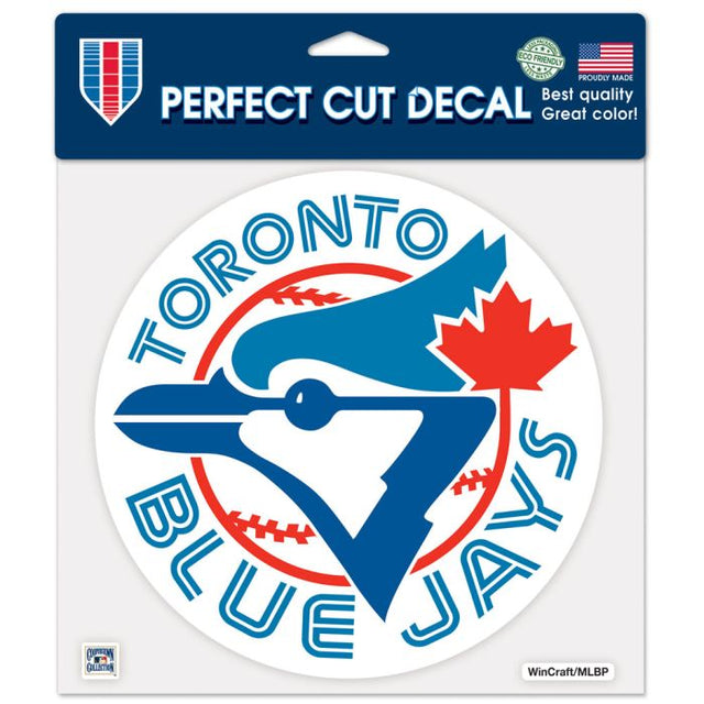 Toronto Blue Jays / Cooperstown cooperstown Perfect Cut Color Decal 8" x 8"
