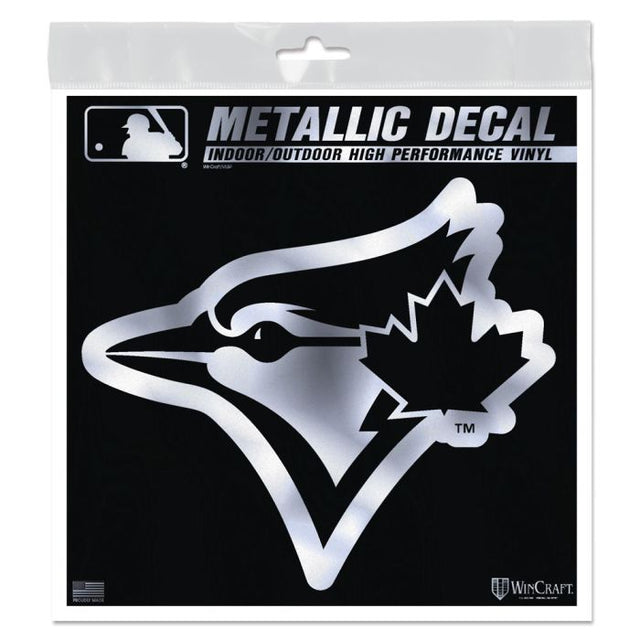 Toronto Blue Jays Decal Metallic 6" x 6"