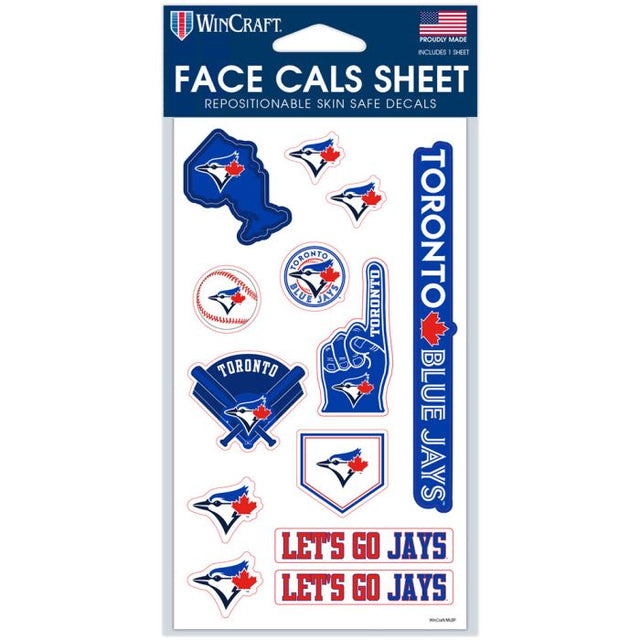 Toronto Blue Jays Face Cals 4" x 7"