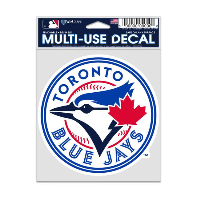 Calcomanías para fanáticos de los Toronto Blue Jays de 3,75" x 5"