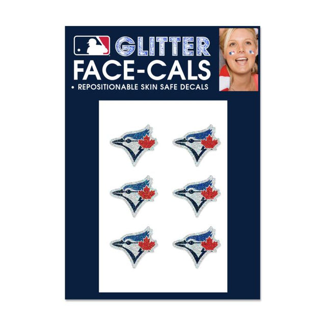 Toronto Blue Jays Glitter Tattoo 6 Pack