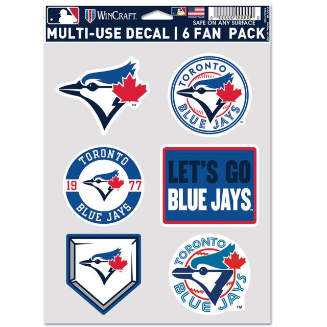 Toronto Blue Jays Multi Use 6 Fan Pack