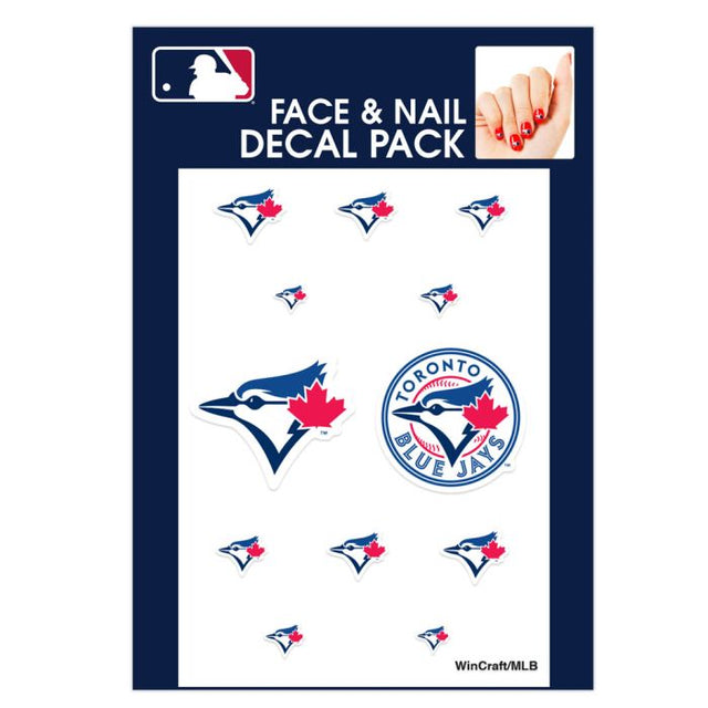 Calcomanías para uñas de los Toronto Blue Jays