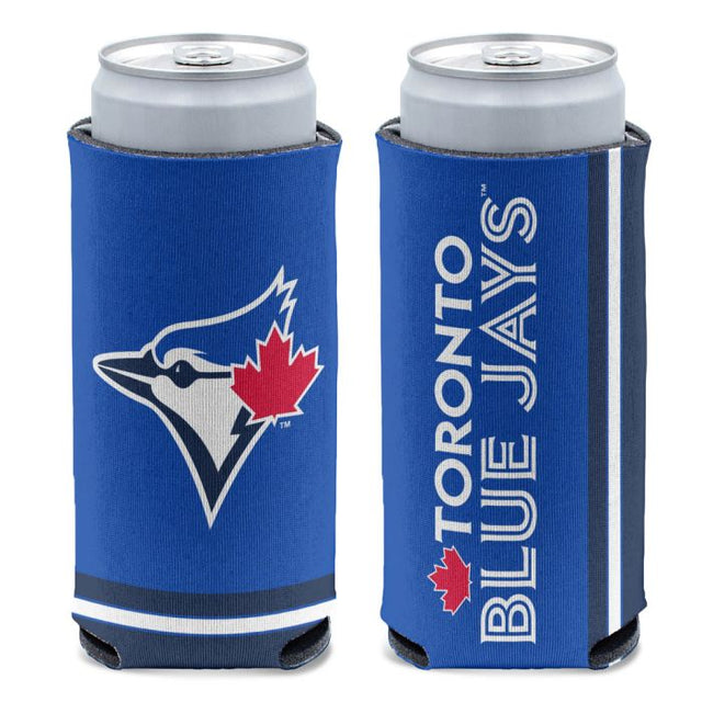 Enfriador de latas delgado PRIMARY de 12 oz de Toronto Blue Jays