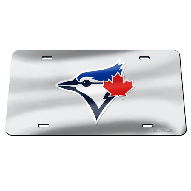 Toronto Blue Jays SILVER Specialty Acrylic License Plate