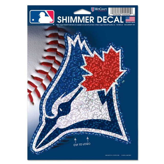 Toronto Blue Jays Shimmer Decals 5" x 7"