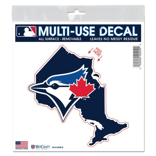 Toronto Blue Jays State shape All Surface Decal 6" x 6"