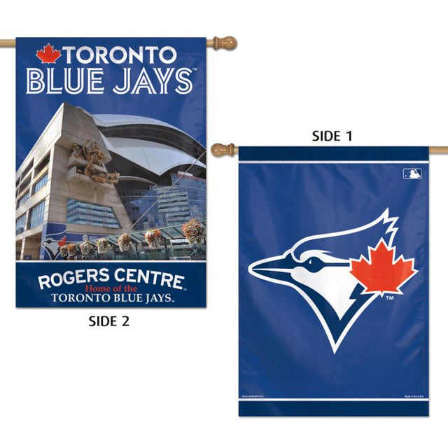 Bandera vertical de los Toronto Blue Jays de 2 lados, 28" x 40"