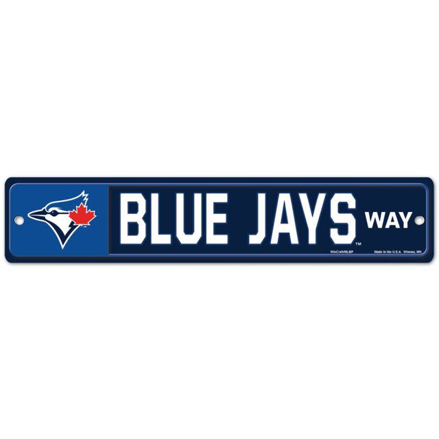 Toronto Blue Jays Way Street / Zone Sign 3.75 x 19