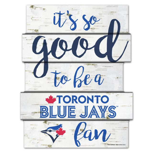 Toronto Blue Jays birch Wood Sign 11"X14"