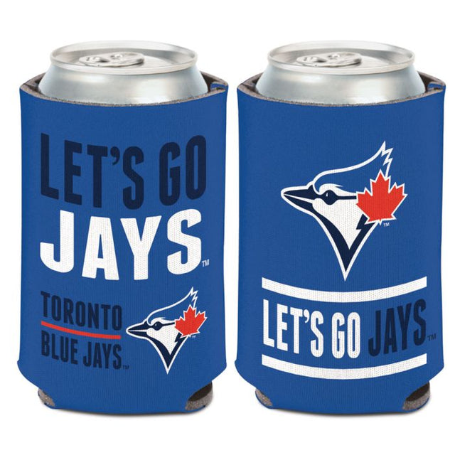 Enfriador de lata con eslogan de Toronto Blue Jays, 12 oz.