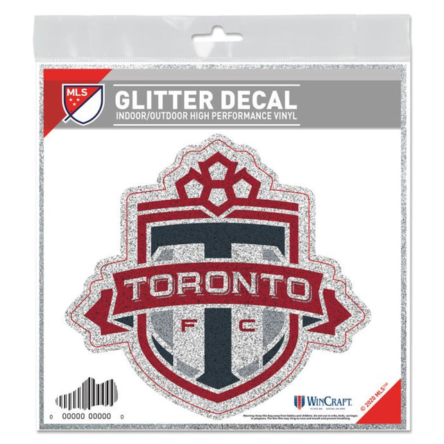 Toronto FC Decal Glitter 6" x 6"