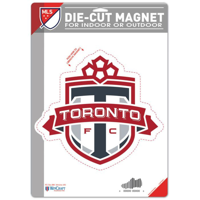 Imán troquelado con el logotipo del Toronto FC, 6,25" x 9"