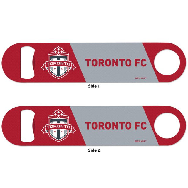 Abridor de botellas de metal de dos caras del Toronto FC