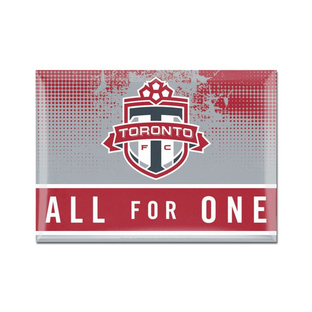 Imán metálico del Toronto FC de 2,5" x 3,5"