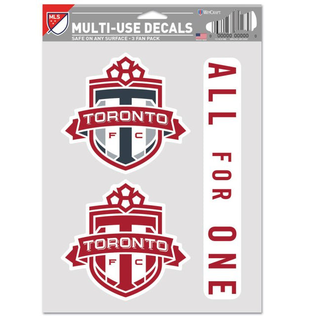 Paquete multiusos para 3 aficionados del Toronto FC