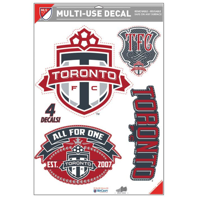 Calcomanía multiusos del Toronto FC de 11" x 17"