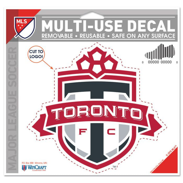 Calcomanía multiusos del Toronto FC: logotipo recortado de 5" x 6"