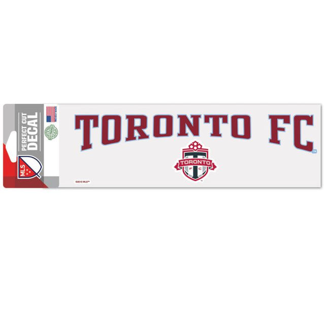 Calcomanías de corte perfecto del Toronto FC de 3" x 10"