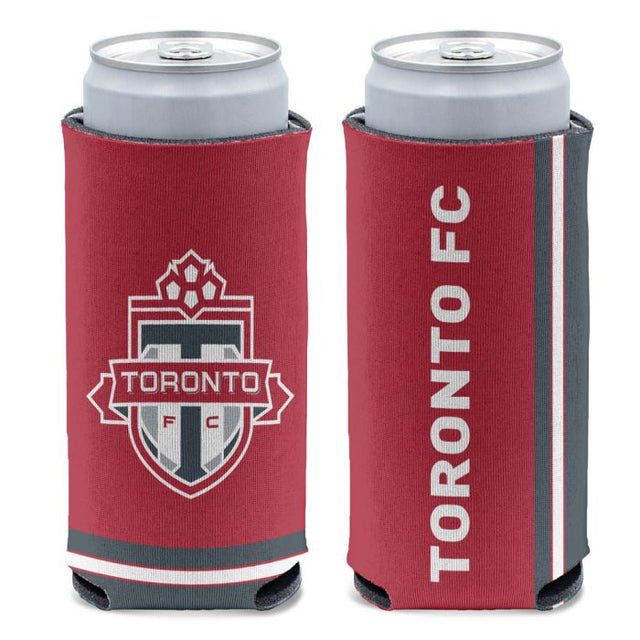 Enfriador de latas delgado de 12 oz con el logotipo principal del Toronto FC